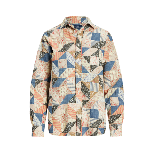 Polo ralph lauren patchwork shirt hotsell