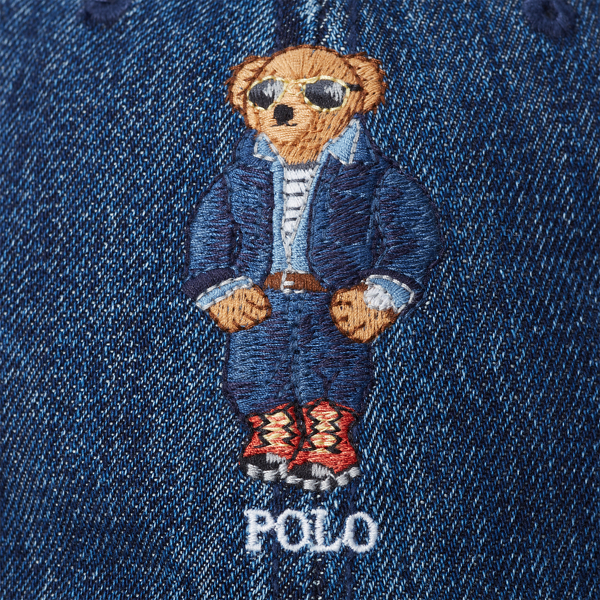 Polo Bear Denim Ball Cap for Women Ralph Lauren UK