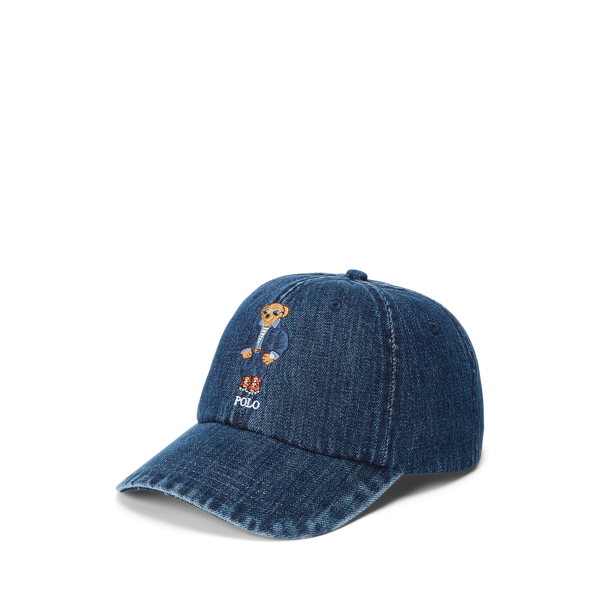 Polo Bear Denim Ball Cap for Women Ralph Lauren UK