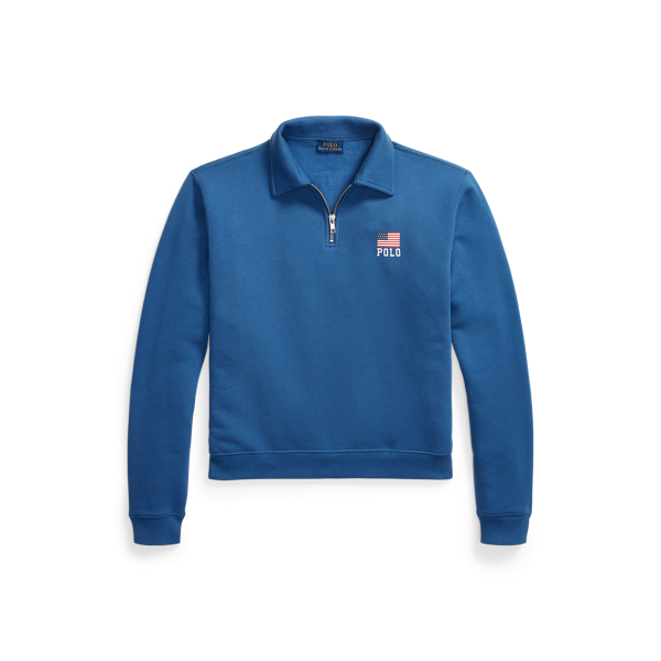 Polo ralph lauren polar fleece half zip sweat best sale