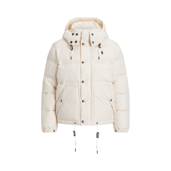 Chaqueta acolchada de plum&oacute;n con capucha