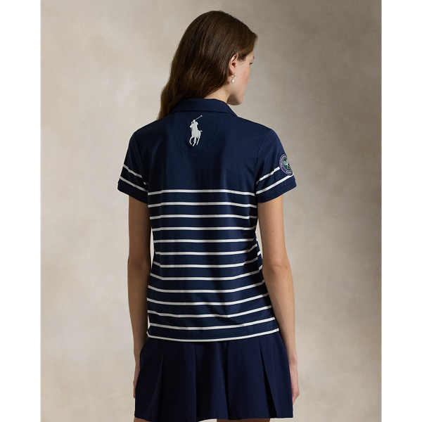 売れ筋商品|||ラルフローレン Tシャツ レディース トップス WIMBLEDON TAILORED FIT BALLPERSON POLO - Polo shirt - refined navy/white Wimbledon Ballperson Polo Shirt