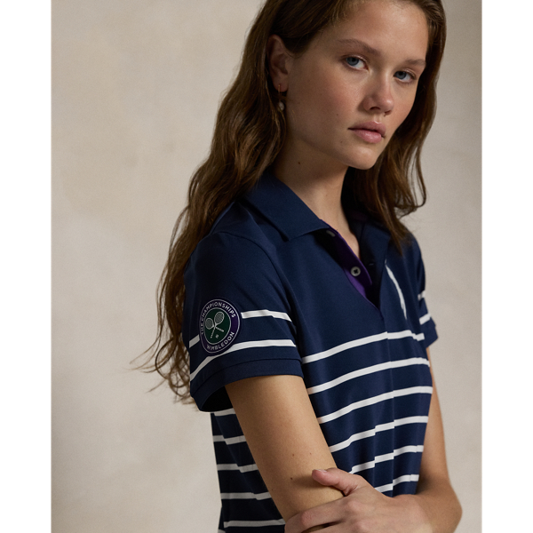 売れ筋商品|||ラルフローレン Tシャツ レディース トップス WIMBLEDON TAILORED FIT BALLPERSON POLO - Polo shirt - refined navy/white Wimbledon Ballperson Polo Shirt