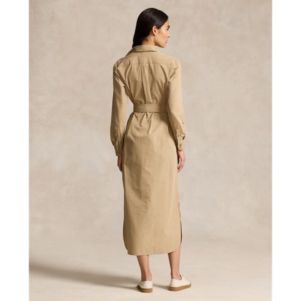 ★関税送料無料 RALPH Belted Cotton Midi Shirtdress Belted Cotton Midi Shirtdress for Women | Ralph Lauren® PA