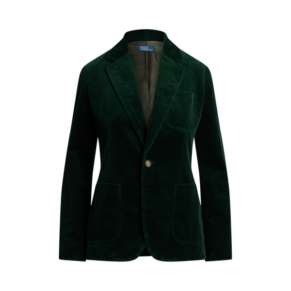 Ralph lauren velvet blazer womens online