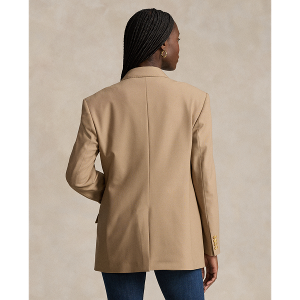Camel Double-Breasted Wool-Blend Blazer Polo Ralph Lauren 5