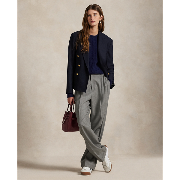 【POLO RALPHLAUREN】ダブルブレステッドストレッチウールブレザ ダブルブレステッド ストレッチウール ブレザー | ラルフ