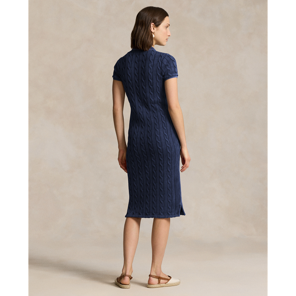 【送料 関税込】POLO RALPH LAUREN Knitted plisse midi dress Polo Ralph Lauren Knitted plissé midi dress Polo Ralph Lauren