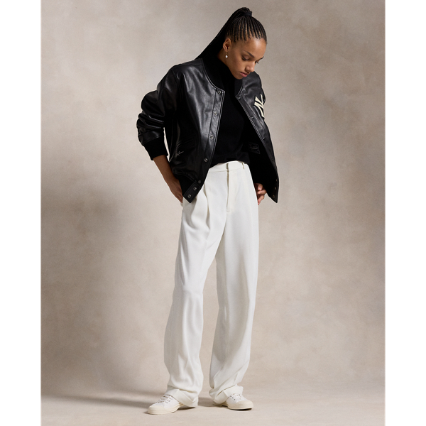 Black Polo Ralph Lauren Yankees Leather Jacket Polo Ralph Lauren 4