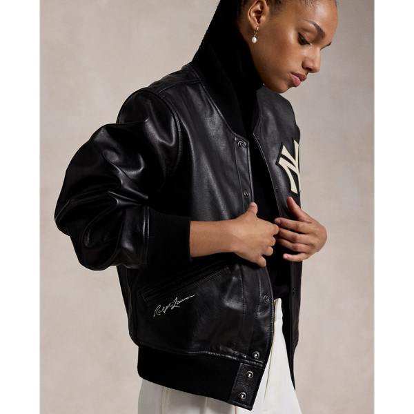 Ralph lauren jacket leather best sale