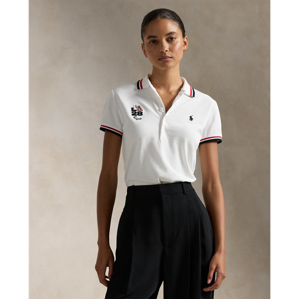 LA28 Paralympic Mesh Polo Shirt