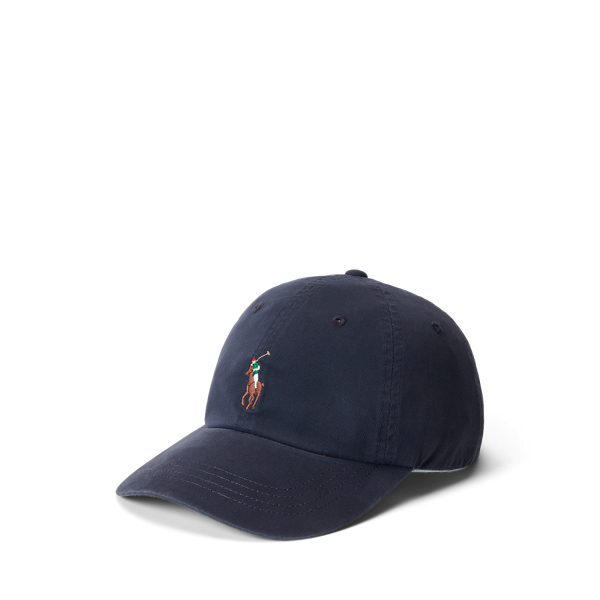 Casquette poney sergé de coton stretch