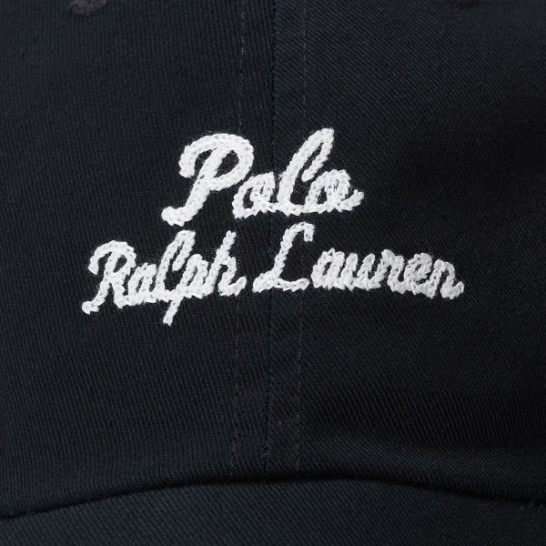 Embroidered Logo Cotton Twill Ball Cap for Women Ralph Lauren UK