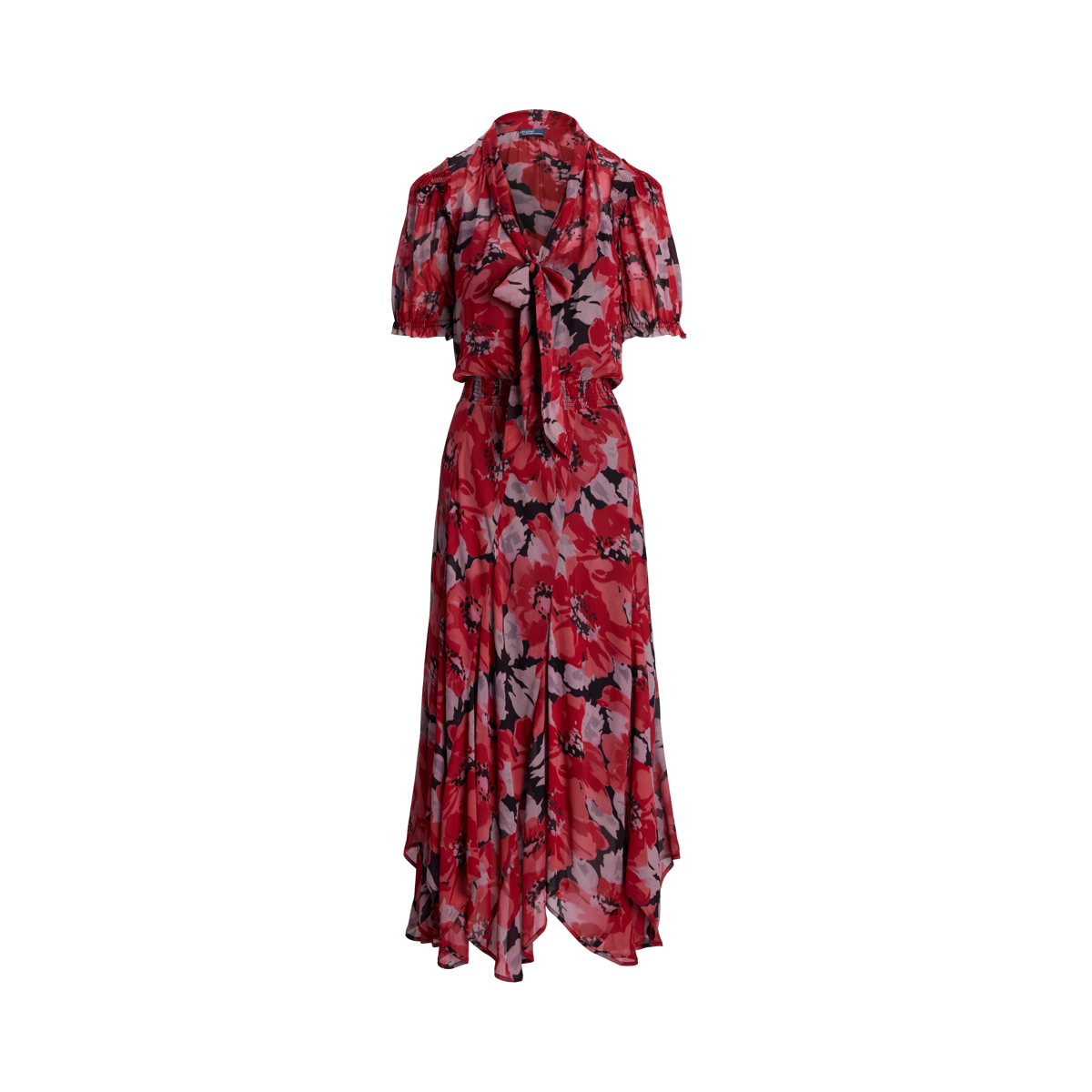【POLO RALPH LAUREN】FLORAL ETTE WRAPシュミーズドレス Floral Faux-Wrap Jersey Tee Dress