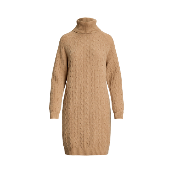 Rollkragenkleid mit Zopfmuster Polo Ralph Lauren in 1