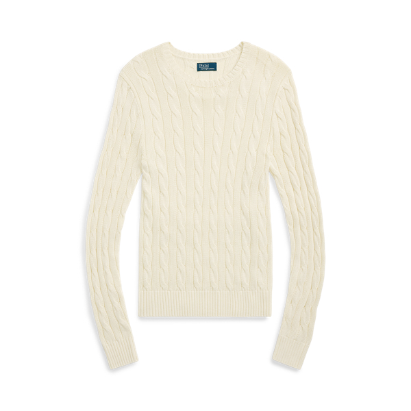 Polo ralph lauren cable wool crewneck sweater sale