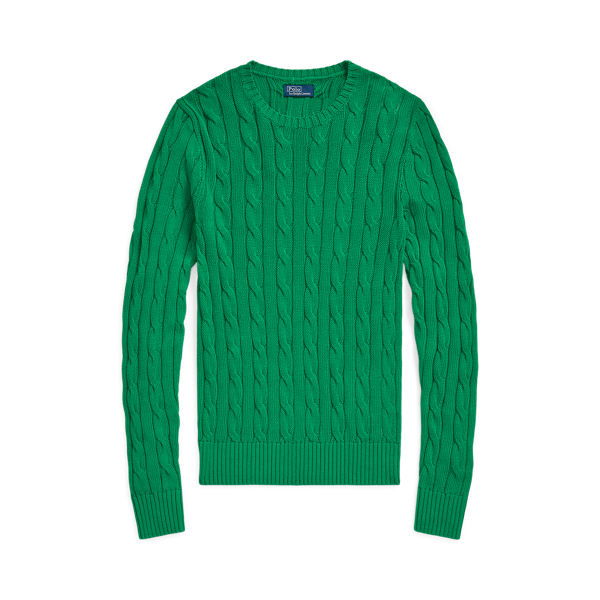 Cable-Knit Crewneck Jumper