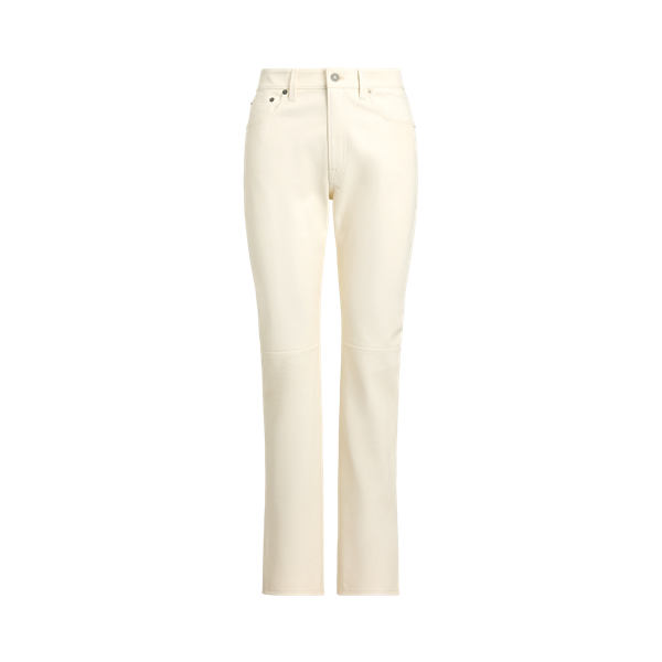 Lambskin Relaxed Straight Trouser