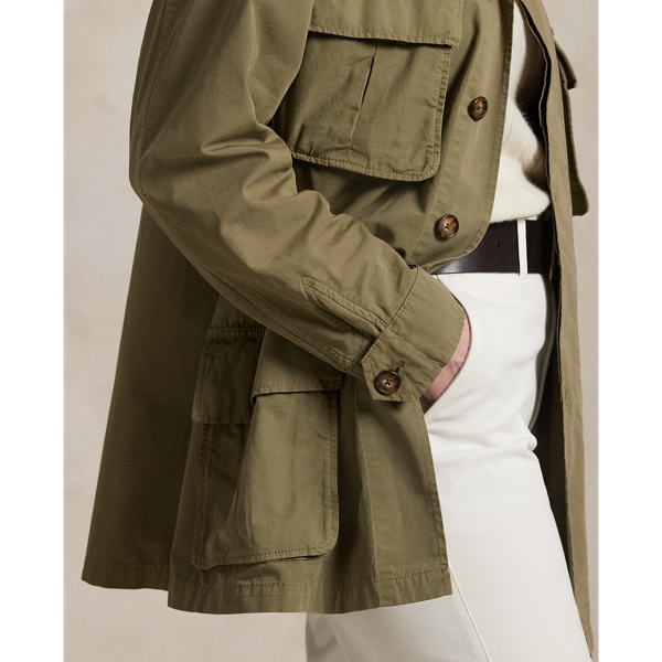 Cotton Canvas Utility Jacket