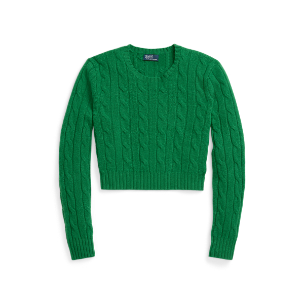 Cropped ralph lauren jumper hotsell