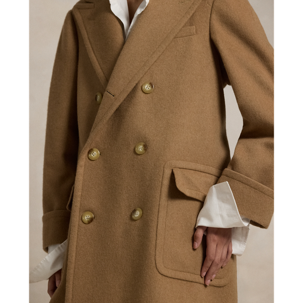 Ralph lauren women's camel coat best sale