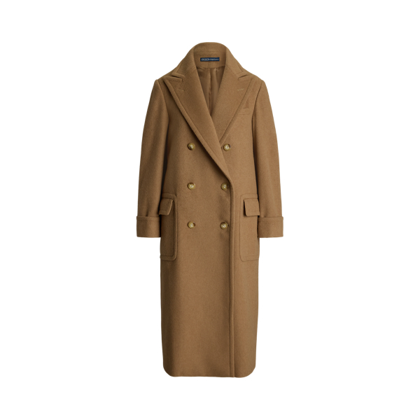 Ralph lauren men's camel overcoat best sale