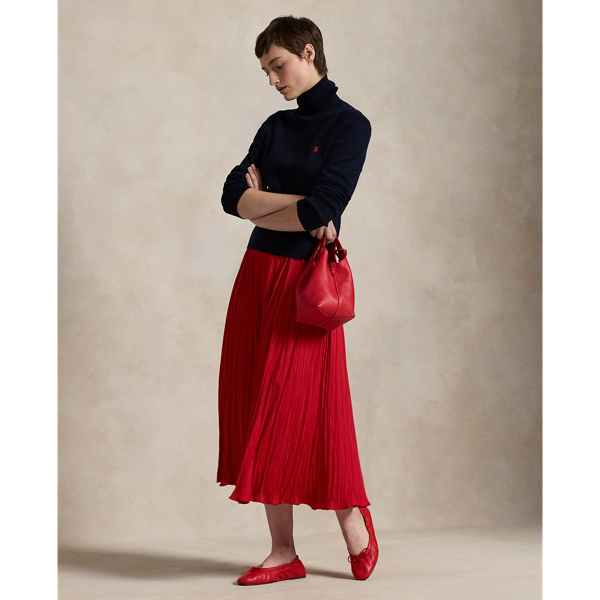 2912245 Red A-Line Skirt