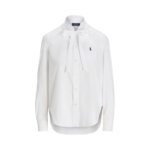 Polo ralph lauren women's white linen shirt best sale