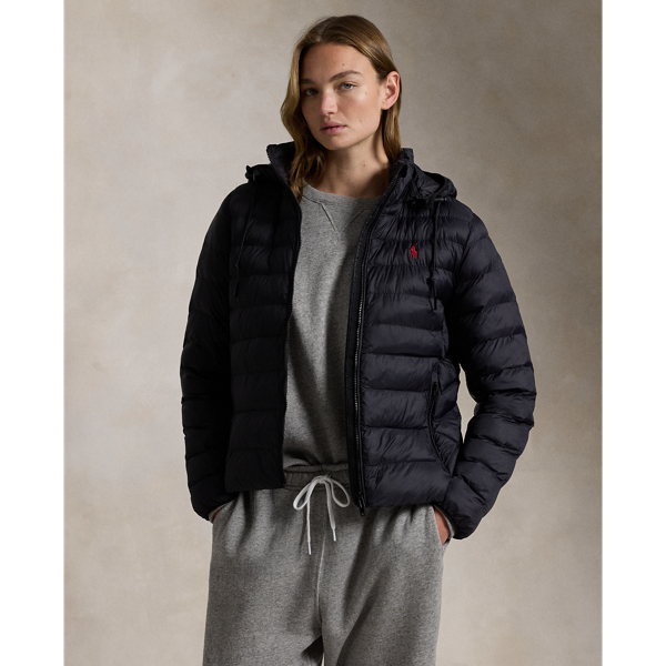 Black puffer jacket women's designer online