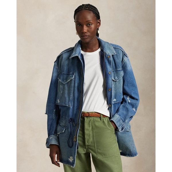Ralph lauren denim field jacket on sale