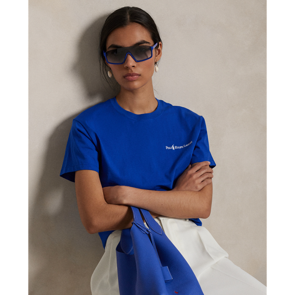 Blue Saturn T-Shirt aus Baumwolljersey mit Logo Polo Ralph Lauren 1
