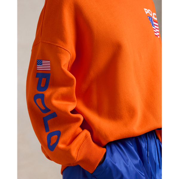 Flag Logo Fleece Crewneck
