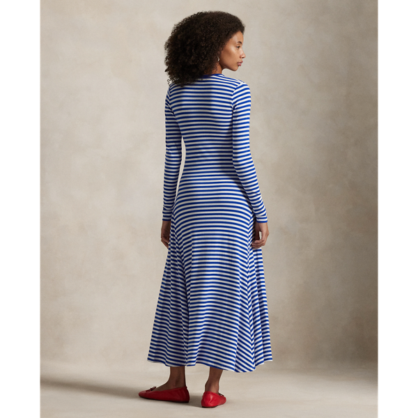 Striped Scoopneck Dress