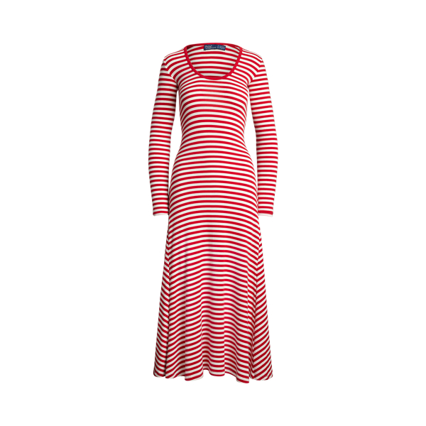 Striped Scoopneck Dress
