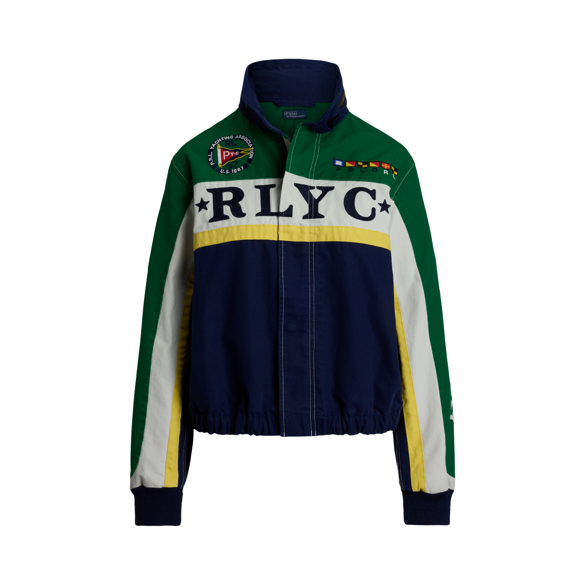 Logo Canvas Racing Jacket