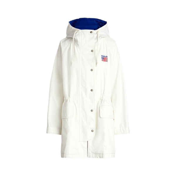 極美品Rainier Down Jacket POLO RALPH LAUREN POLO RALPH LAUREN Mens Water-Repellent Down Hooded Jacket