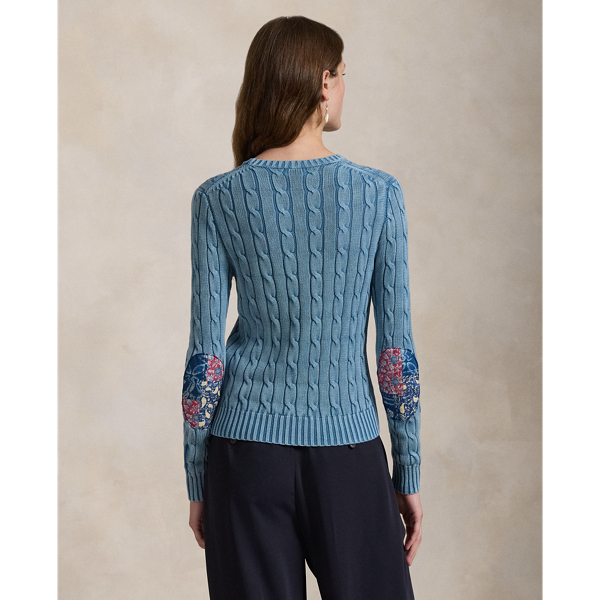 Ralph lauren elbow patch sweater best sale