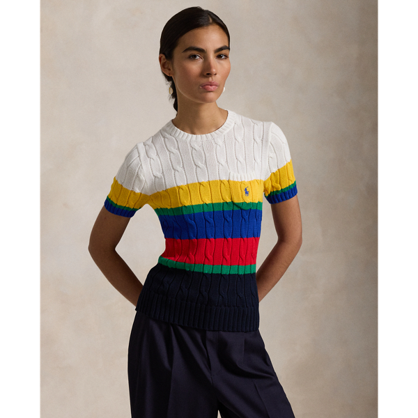 Trecce Polo Ralph Lauren Maglioncino Donna Polo Ralph Lauren