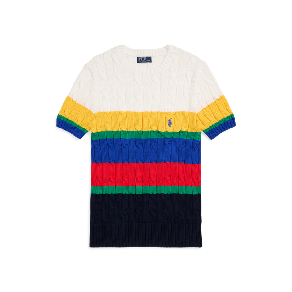 Jersey de&nbsp;manga corta en punto de ochos