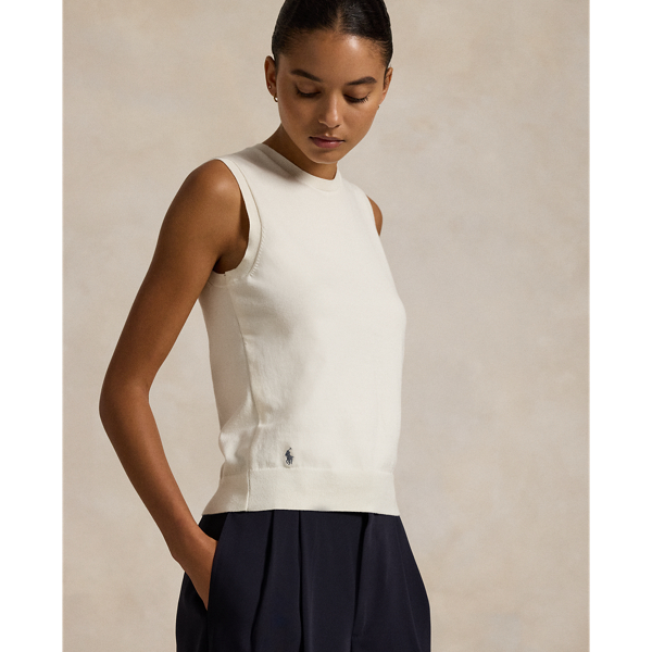 LAUREN RALPH LAUREN ノースリーブ セータードレス クルーネック s7-AI211959286003_lifestyle?