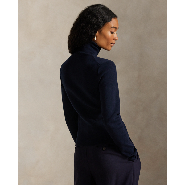 Rollkragenpullover aus Baumwollmischung Polo Ralph Lauren in Jäger-Navy 5