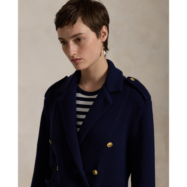 RALPH LAUREN｜ニット ダブルブレステッド ブレザー | Rakuten