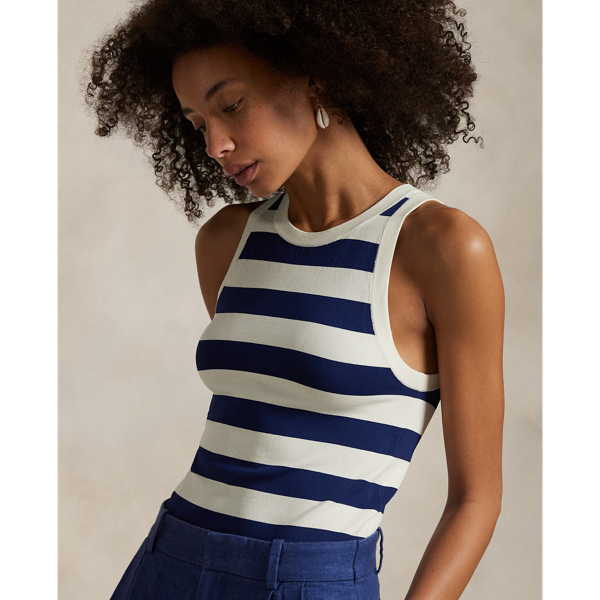 Striped Sweater Tank Top