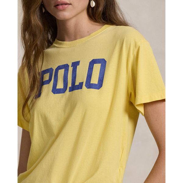売れ筋商品|||ラルフローレン Tシャツ レディース トップス LOGO COTTON JERSEY CREWNECK TEE - Print T-shirt - black POLO RALPH LAUREN Womens Crew Neck Jersey T-Shirt (X-Small