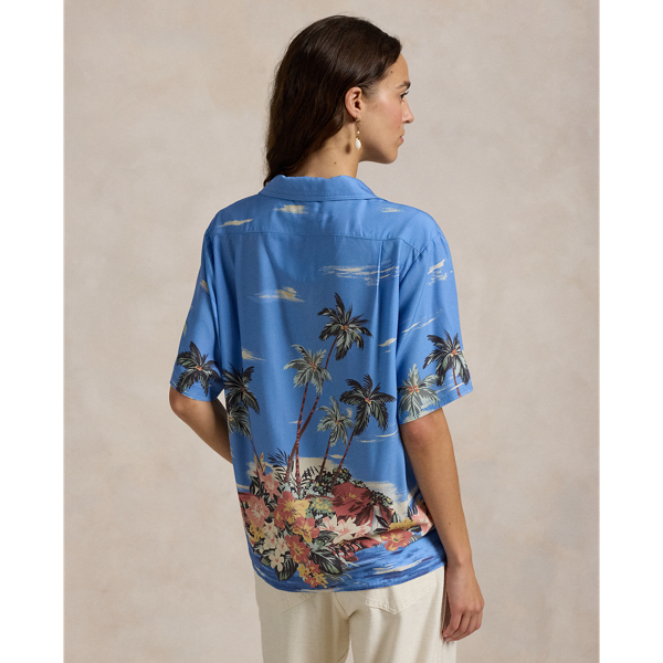 Palm Breeze Tropical-Print Camp Shirt Polo Ralph Lauren 5