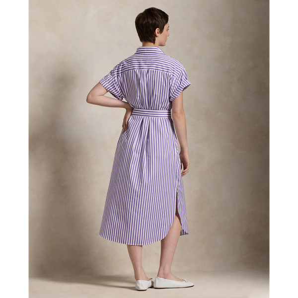 【POLO RALPH LAUREN】STRIPED RUFFLED COTTON WRAP ドレス Striped Ruffled Cotton Wrap Dress | Ralph Lauren