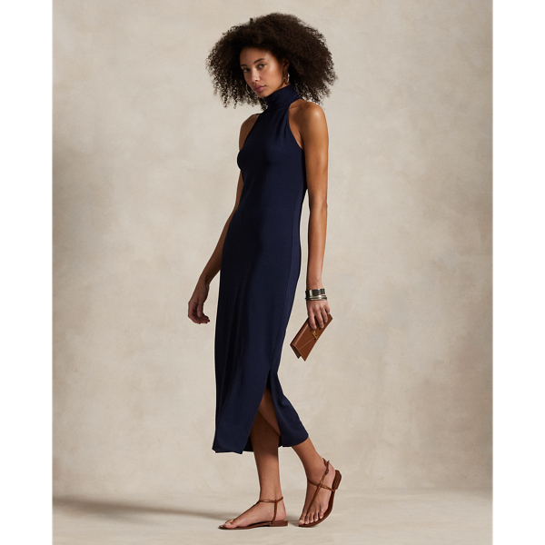 Ink Rollneck Jersey Dress Polo Ralph Lauren 1