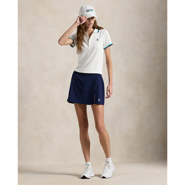 Ceramic White Australian Open Ribbed Polo Shirt Polo Ralph Lauren 4