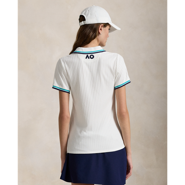 Ceramic White Australian Open Ribbed Polo Shirt Polo Ralph Lauren 5