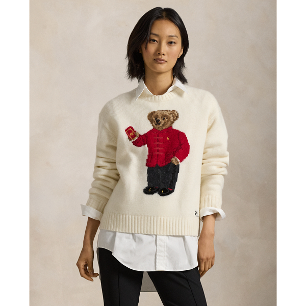 Women s Polo Bear Jumpers Cardigans Ralph Lauren AM